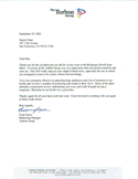 Letter of Recommendation for Las Vegas tradeshow entertainer