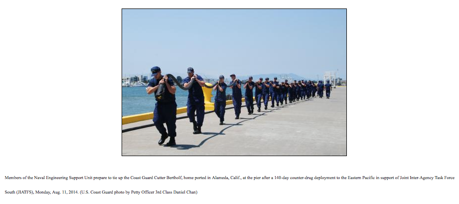 USCG Cutter Bertholf homecoming