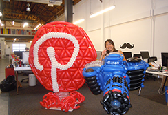 Pinterest Logo Balloon